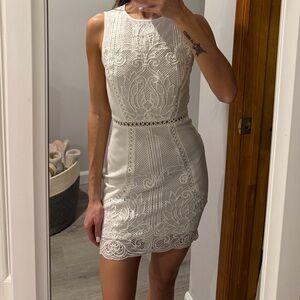 Cream Lace Dress